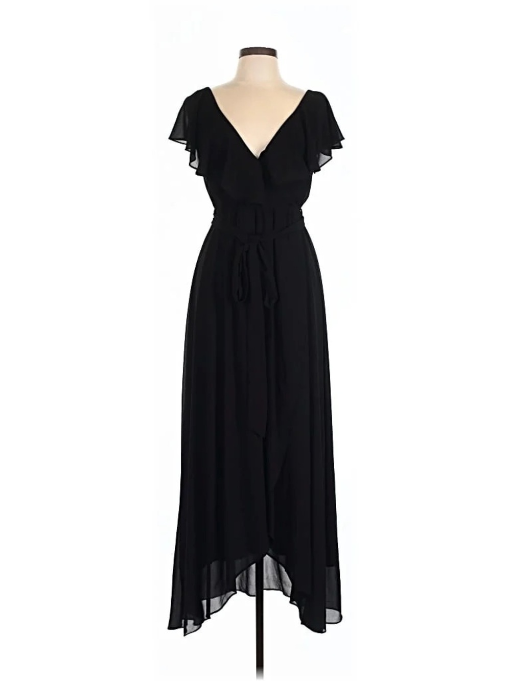 Baltic Born Black High-Low Maxi Dress